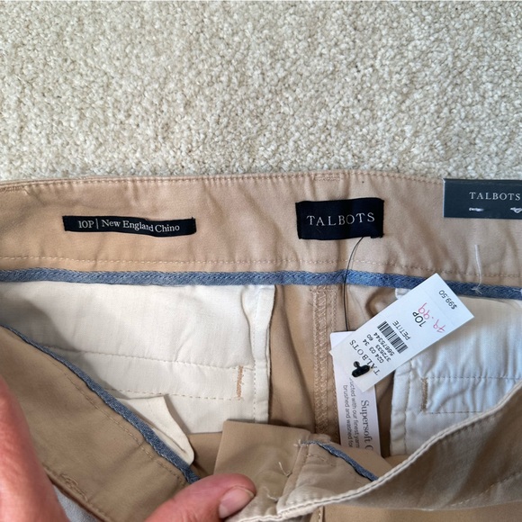 Talbots New England Tan Chino, 10P, NWT - Picture 3 of 10